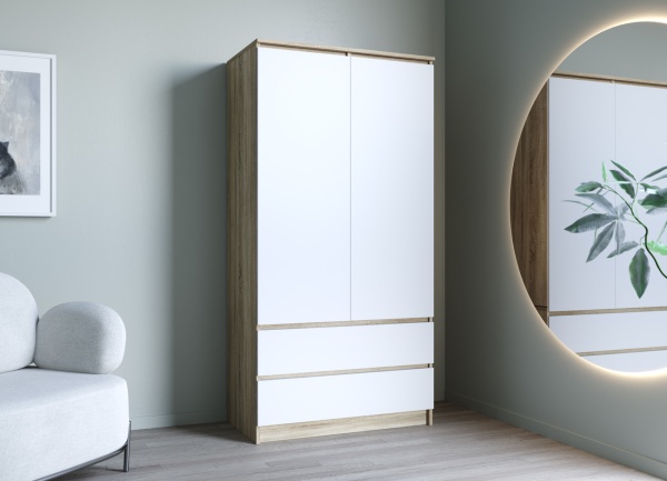 Модульная система Мори Белый/Сонома ДСВ